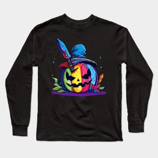 Helloween Wpap Art Long Sleeve T-Shirt